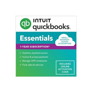 Intuit QuickBooks Online Essentials 2024 1-Year Subscription [PC/Mac]